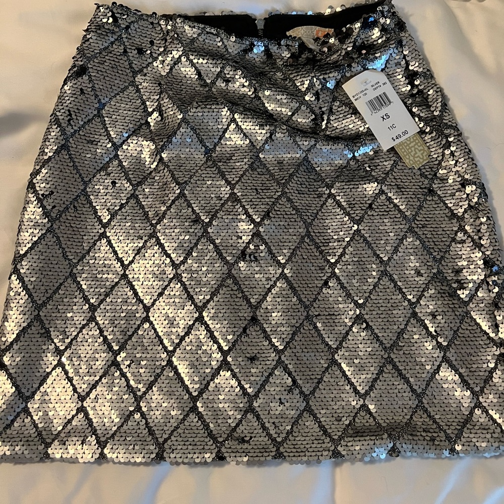 Black and Silver GB Skirt